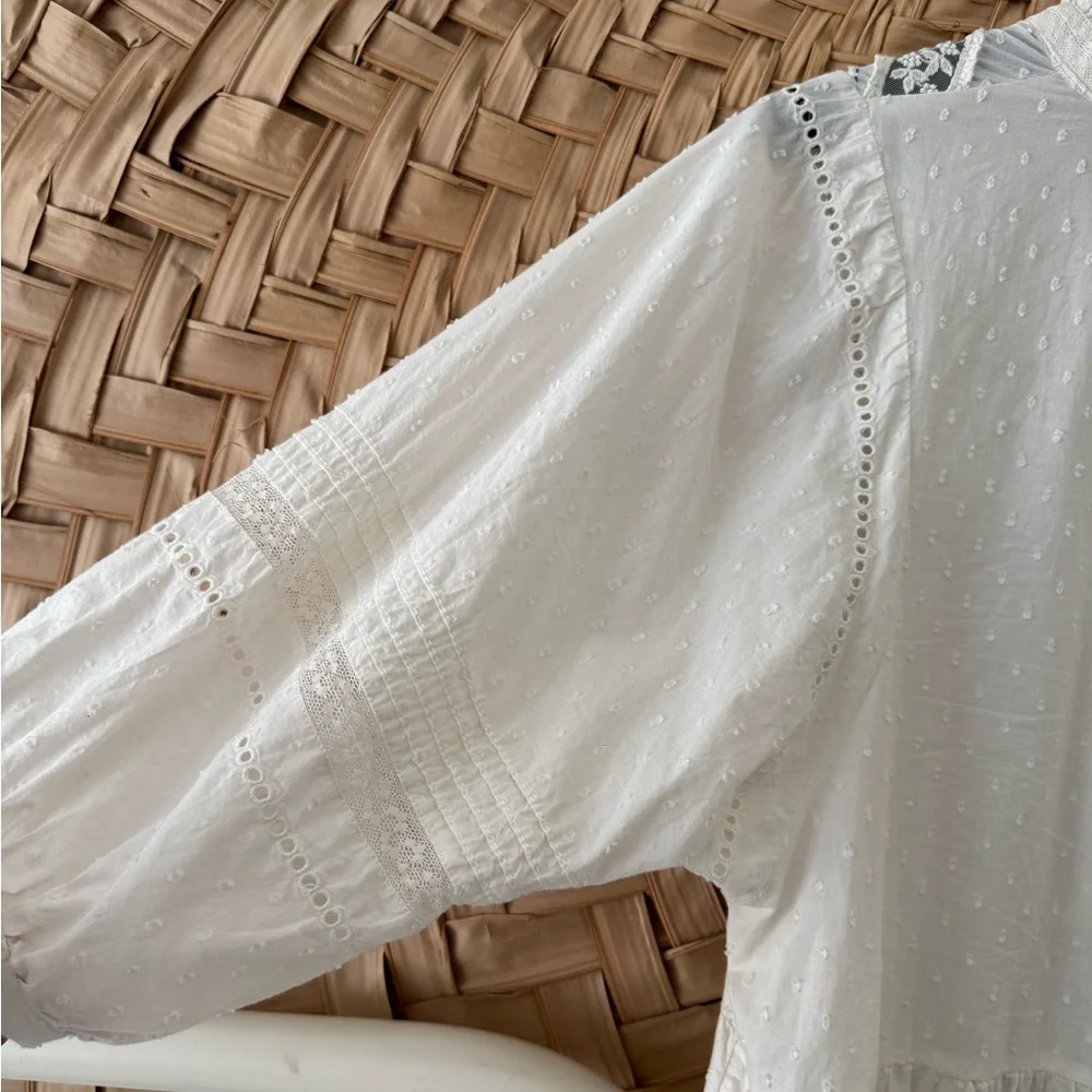 Anthropologie Vicenza Lace Babydoll Tunic - Picture 10 of 12